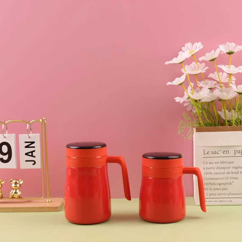 304SS 430550ml Hand Running Water Bottle-Red 304SS 430550ml Hand Running Water Bottle-Red